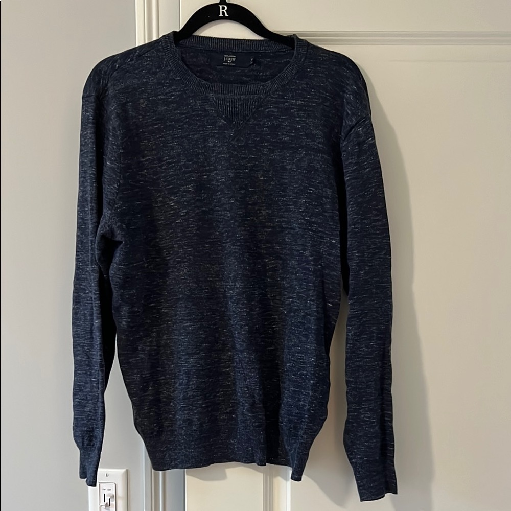J Crew Navy Blue Sweater for Men